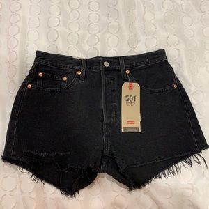 Levi’s 501 high-waisted shorts